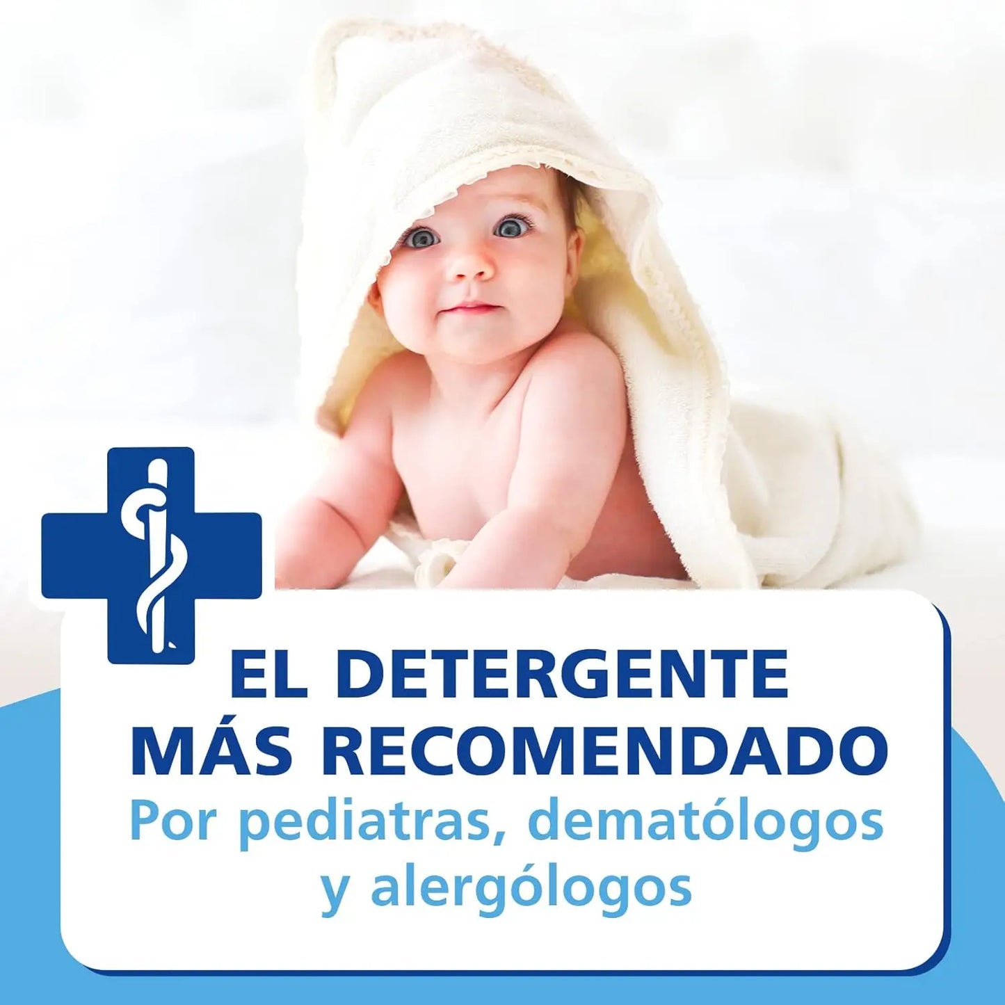 🍼 Norit Baby – Detergente Líquido para Ropa de Bebé | Piel Sensible y Atópica | Pack 4 x 1125 ml